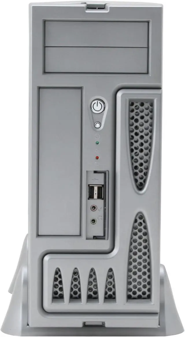 Alt view image 4 of 9 - Foxconn ATX3400-P4 White Steel ATX Mid Tower Computer Case 300W Power Supply
