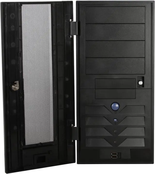 Alt view image 4 of 12 - APEX TU150 Black Steel ATX Mid Tower Computer Case ATX 12V 400W with 20+4 pin Intel/AMD listed Power Supply