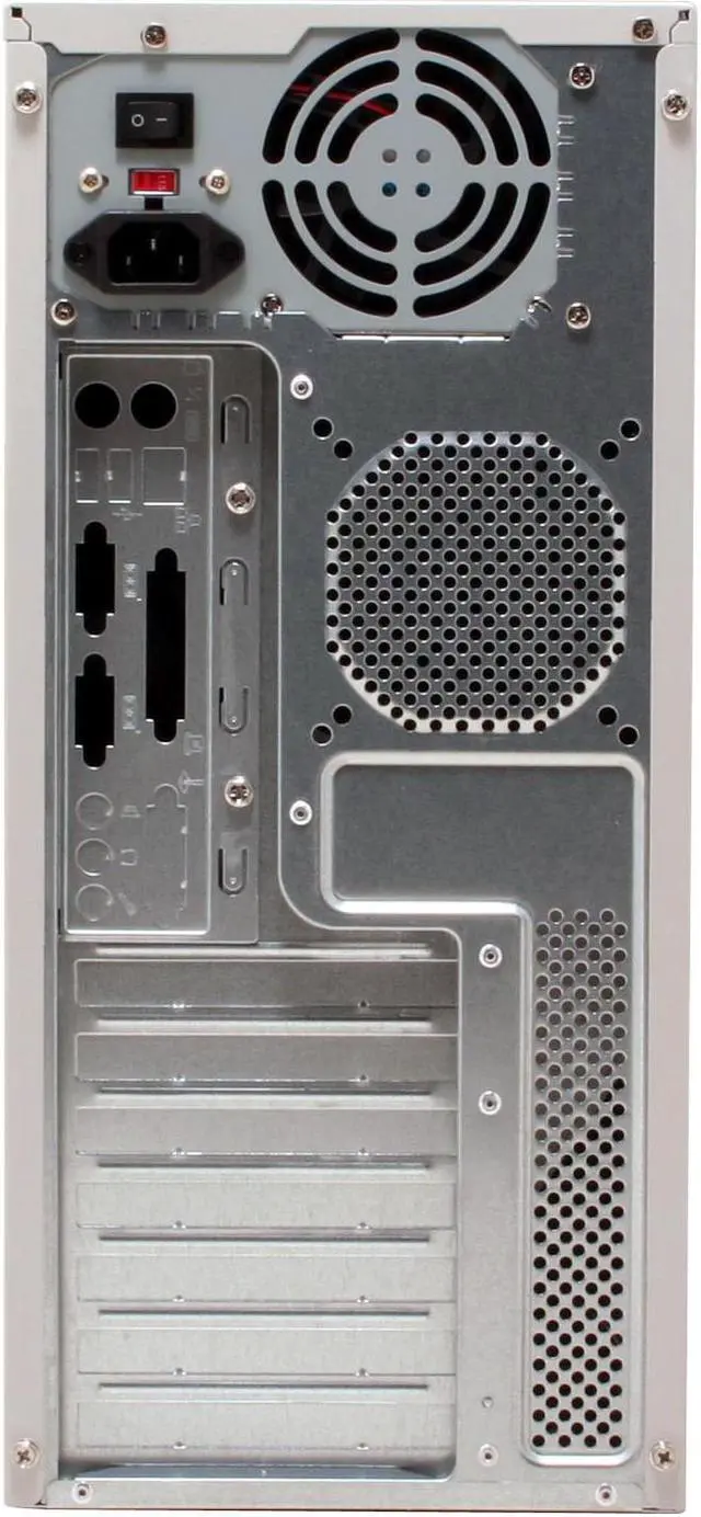 Alt view image 5 of 12 - APEX PC-115 Beige Steel ATX Mid Tower Computer Case 350W Power Supply