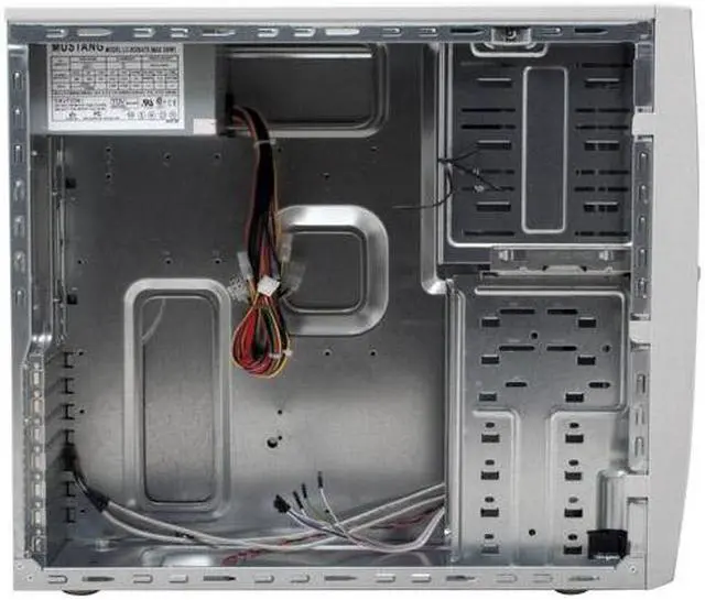 Alt view image 7 of 12 - APEX PC-115 Beige Steel ATX Mid Tower Computer Case 350W Power Supply