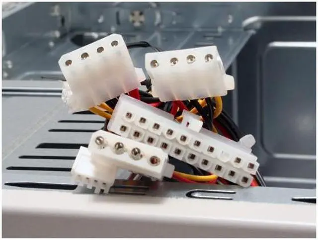 Alt view image 11 of 12 - APEX PC-115 Beige Steel ATX Mid Tower Computer Case 350W Power Supply