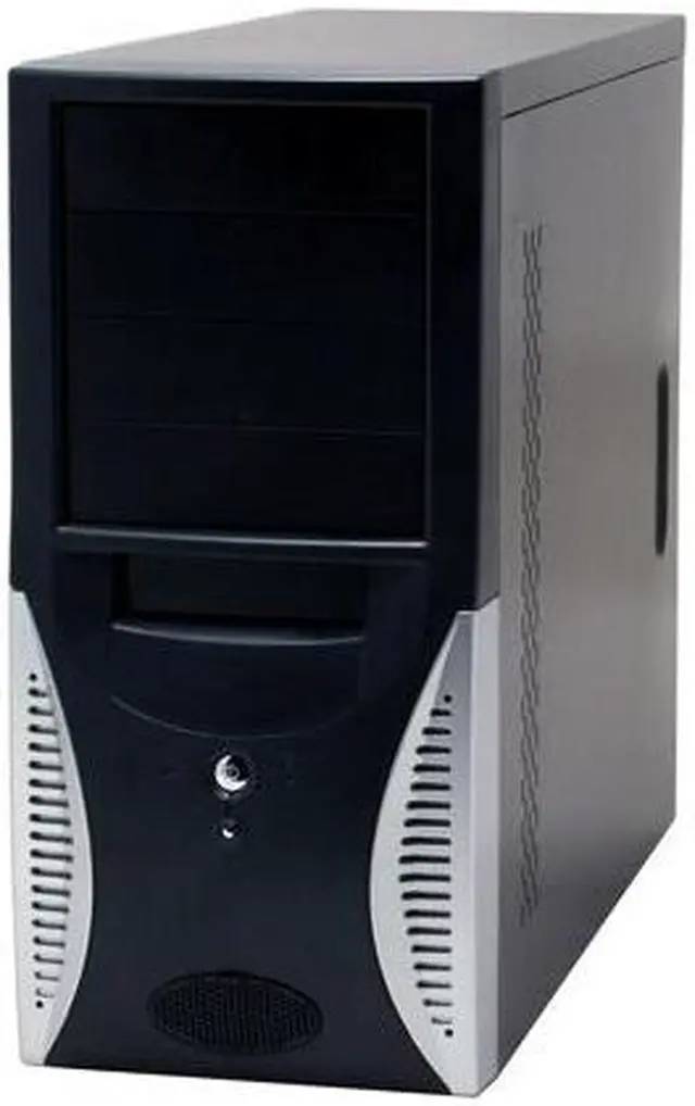 Alt view image 2 of 13 - APEX TU-163 Black Steel ATX Mid Tower Computer Case 350W Power Supply