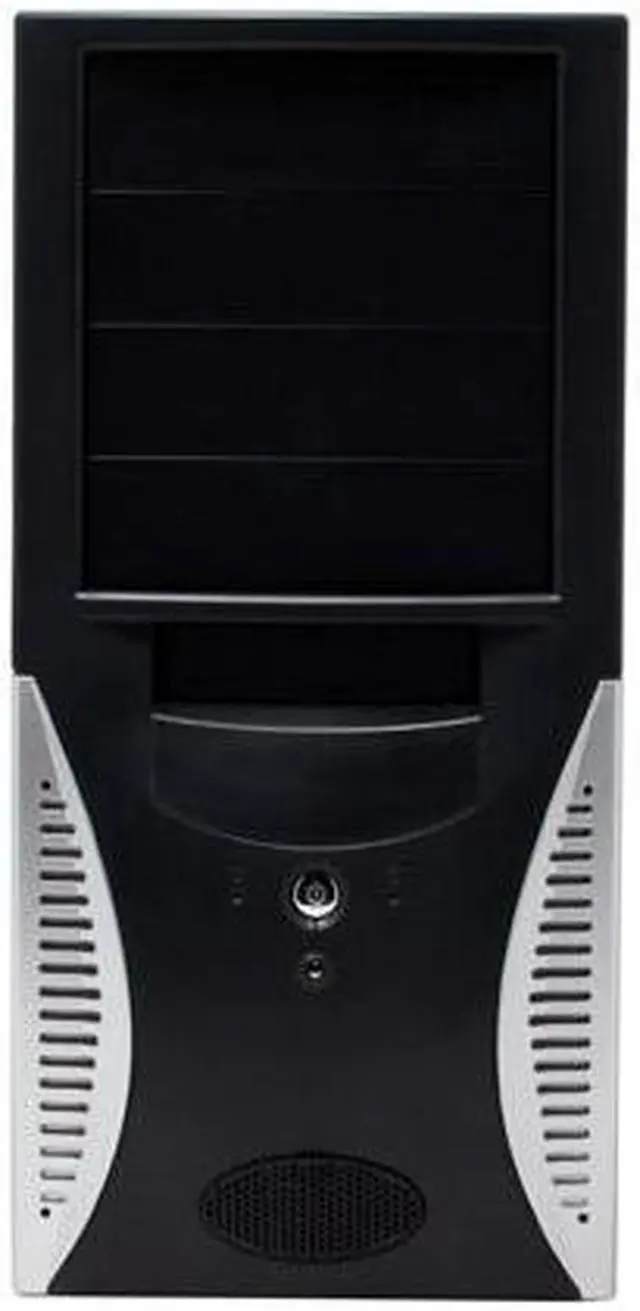 Alt view image 3 of 13 - APEX TU-163 Black Steel ATX Mid Tower Computer Case 350W Power Supply