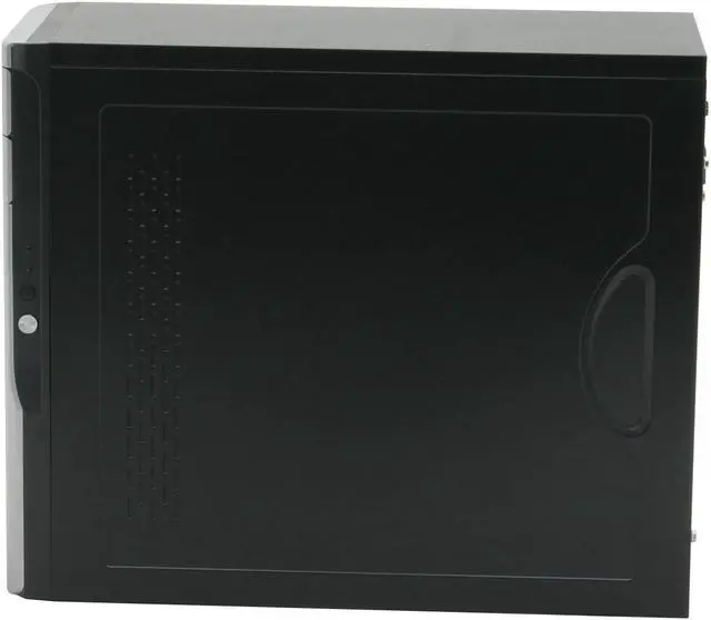 Alt view image 5 of 15 - APEX TX-346 Black/Silver Steel ATX Mini Tower Computer Case ATX12V 300W Intel & AMD Listed Power Supply