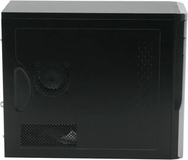 Alt view image 8 of 15 - APEX TX-346 Black/Silver Steel ATX Mini Tower Computer Case ATX12V 300W Intel & AMD Listed Power Supply