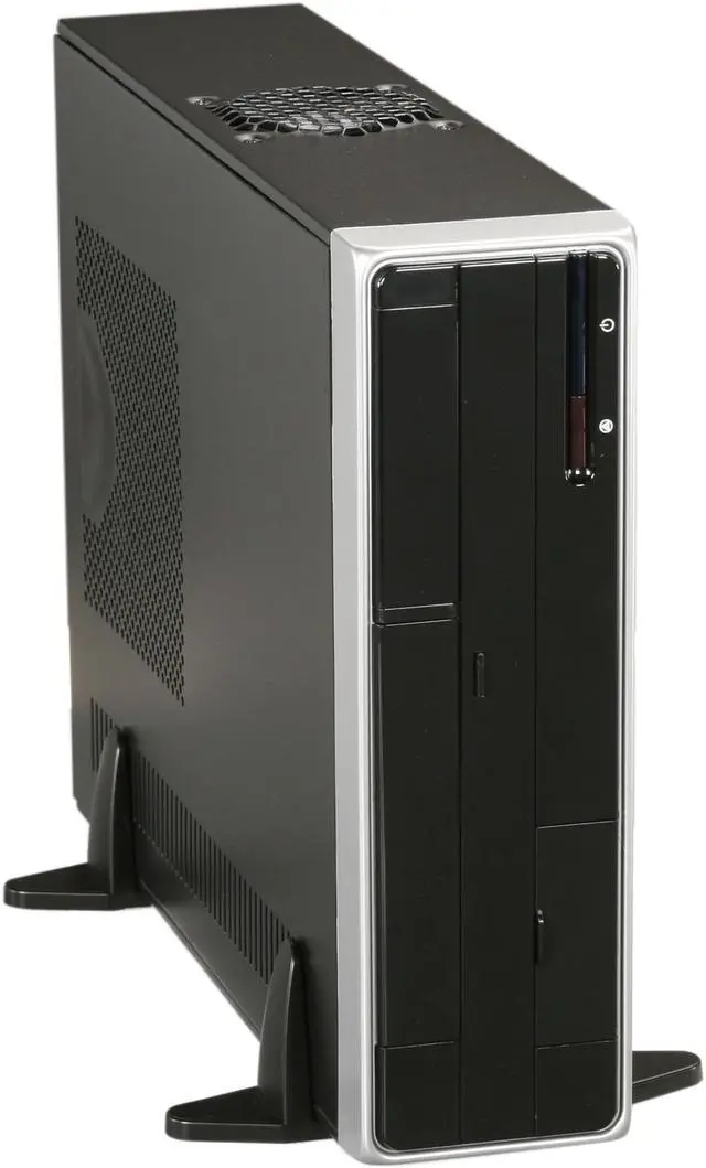 Main image of APEX DM-318 Black Steel Micro ATX Media Center / Slim HTPC Computer Case w/ ATX12V TFX 275W Power Supply
