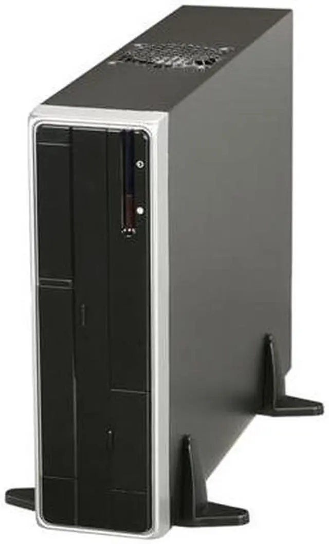 Alt view image 3 of 9 - APEX DM-318 Black Steel Micro ATX Media Center / Slim HTPC Computer Case w/ ATX12V TFX 275W Power Supply