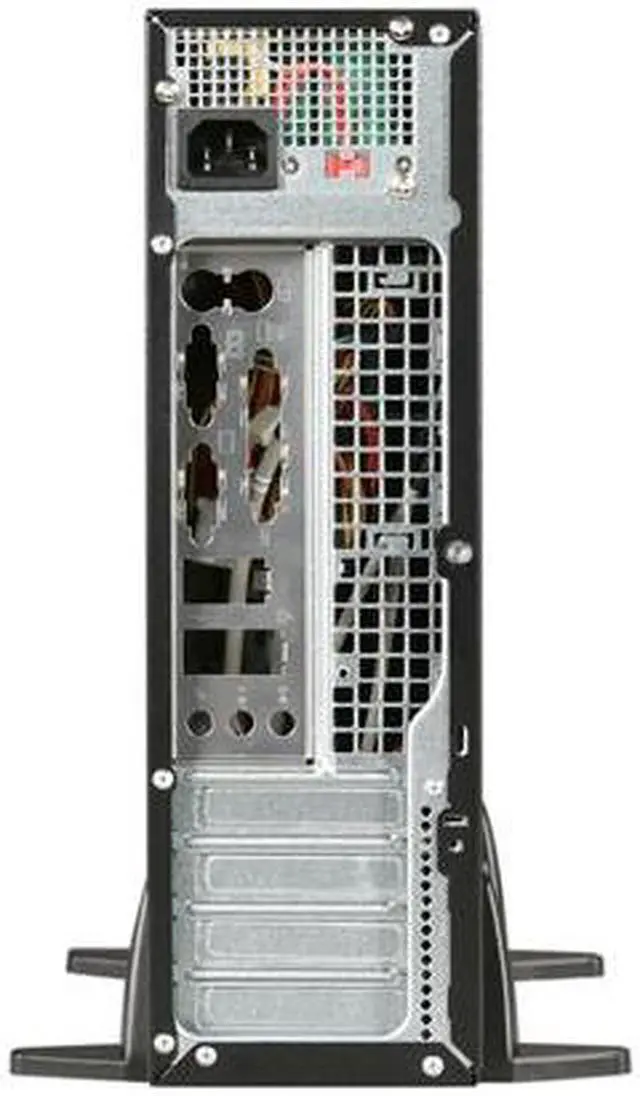 Alt view image 5 of 9 - APEX DM-318 Black Steel Micro ATX Media Center / Slim HTPC Computer Case w/ ATX12V TFX 275W Power Supply