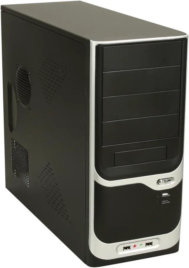 Main image of APEX PC-375 Black Steel ATX Mid Tower Computer Case ATX12V 300W Power Supply