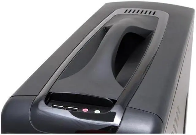 Alt view image 3 of 15 - APEX PC-381 Black Steel ATX Mid Tower Computer Case ATX12V 300W Power Supply