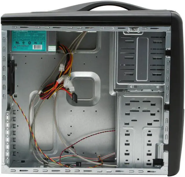 Alt view image 7 of 15 - APEX PC-381 Black Steel ATX Mid Tower Computer Case ATX12V 300W Power Supply