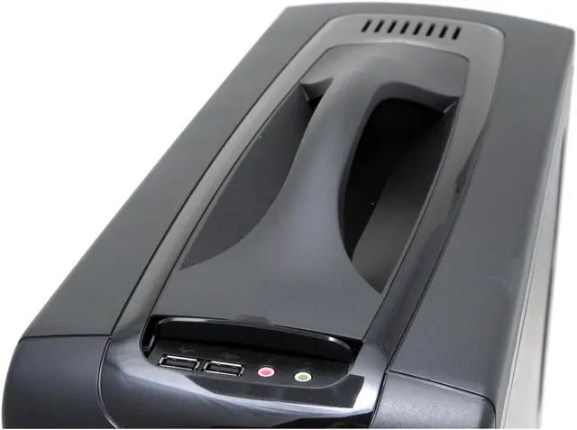 Alt view image 4 of 14 - APEX TX-381 Black Steel Micro ATX Mid Tower Computer Case ATX12V 300W Power Supply