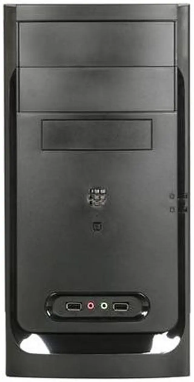 Alt view image 2 of 7 - APEX TX-373 Black Steel Micro ATX Mid Tower Computer Case 300W Power Supply
