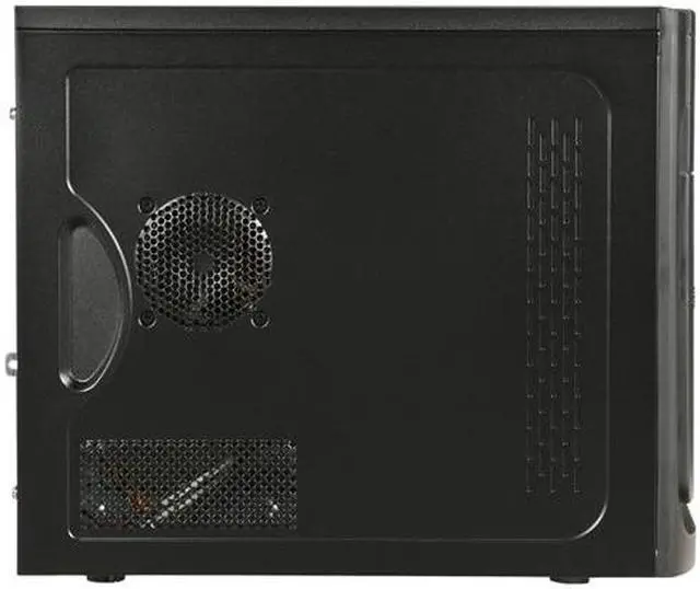 Alt view image 4 of 7 - APEX TX-373 Black Steel Micro ATX Mid Tower Computer Case 300W Power Supply