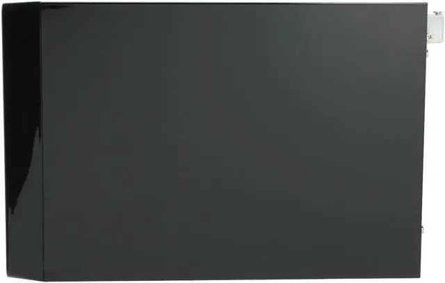 Alt view image 5 of 10 - APEX MI-100 Black / Mirror finish Steel Mini-ITX Tower Computer Case 250W Power Supply