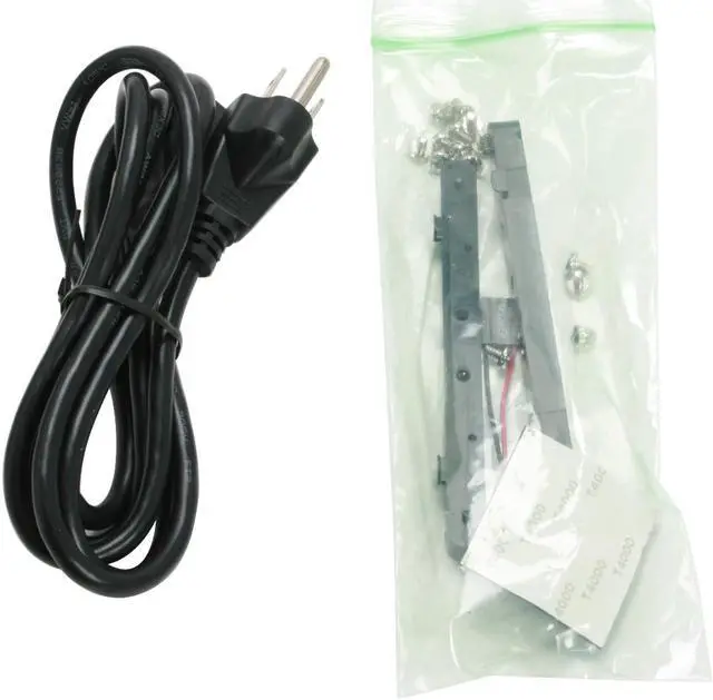 Alt view image 9 of 10 - APEX MI-100 Black / Mirror finish Steel Mini-ITX Tower Computer Case 250W Power Supply