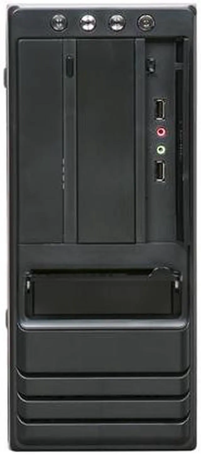 Alt view image 2 of 8 - APEX MJ-16 Black Steel Micro ATX Mini Tower Computer Case ATX12V SFX 250W Power Supply