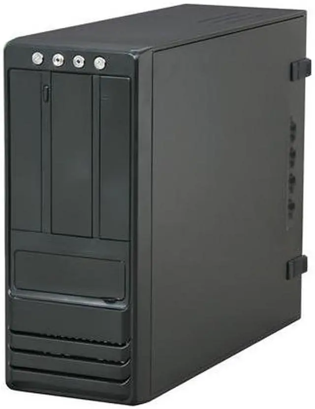 Alt view image 3 of 8 - APEX MJ-16 Black Steel Micro ATX Mini Tower Computer Case ATX12V SFX 250W Power Supply