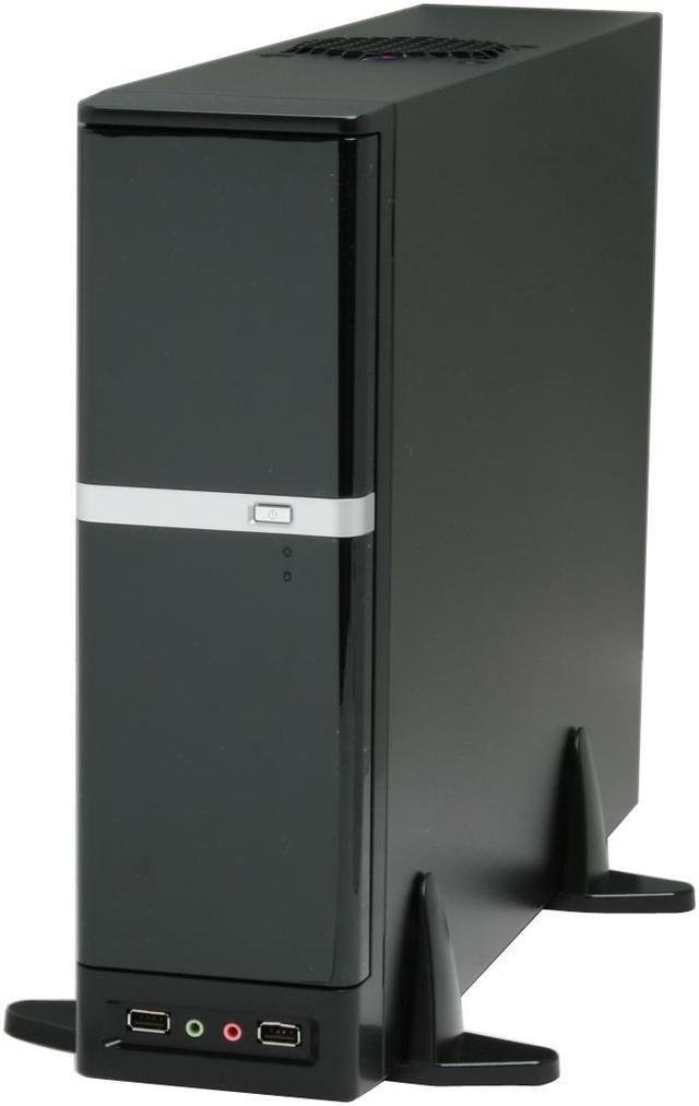 Alt view image 2 of 15 - APEX DM-387 Black Steel Micro ATX Media Center / Slim HTPC Computer Case w/ ATX12V TFX 275W Power Supply