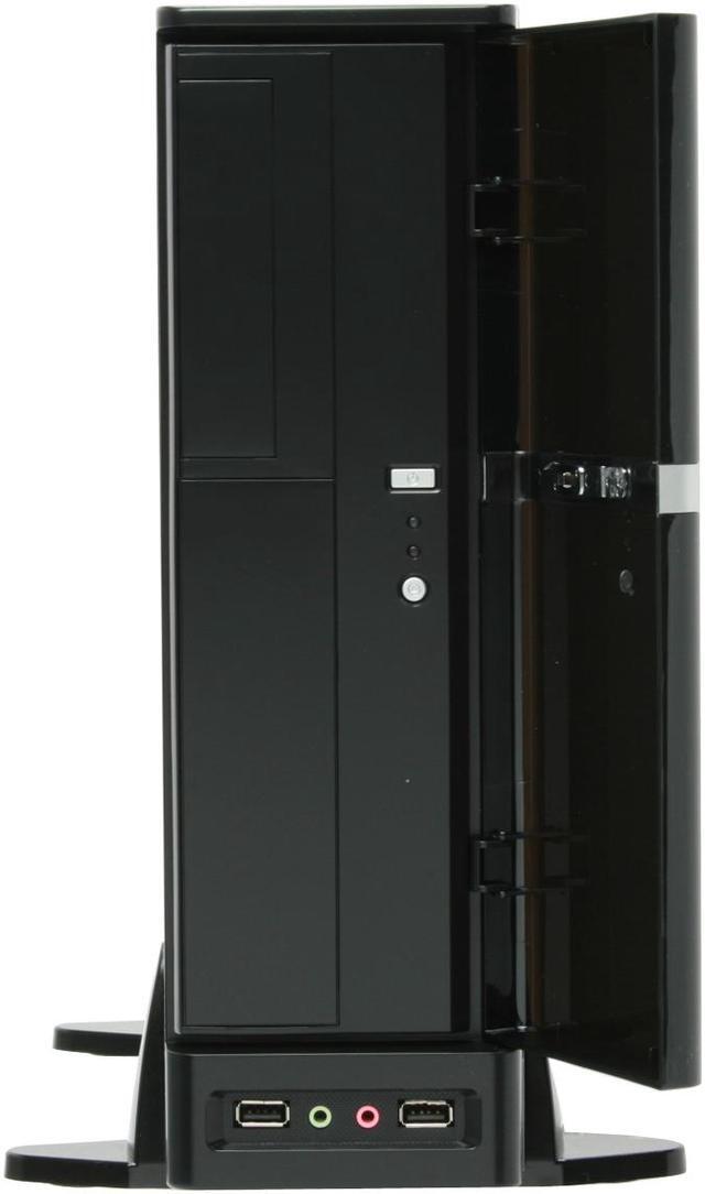 Alt view image 3 of 15 - APEX DM-387 Black Steel Micro ATX Media Center / Slim HTPC Computer Case w/ ATX12V TFX 275W Power Supply