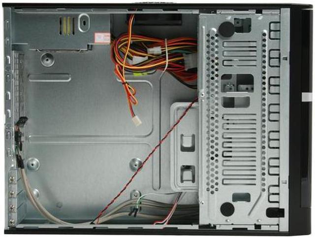 Alt view image 8 of 15 - APEX DM-387 Black Steel Micro ATX Media Center / Slim HTPC Computer Case w/ ATX12V TFX 275W Power Supply