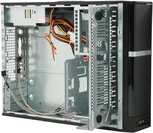 Alt view image 10 of 15 - APEX DM-387 Black Steel Micro ATX Media Center / Slim HTPC Computer Case w/ ATX12V TFX 275W Power Supply