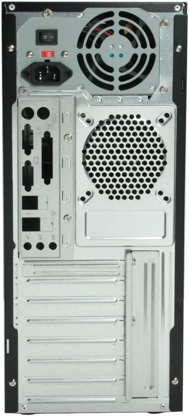 Alt view image 11 of 13 - APEX SK-386 Black Steel ATX Mid Tower Computer Case 300W Power Supply