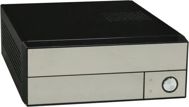 Main image of APEX MW-100 Black Metal with piano finish Mini-ITX Tower Computer Case 60W external Power Supply