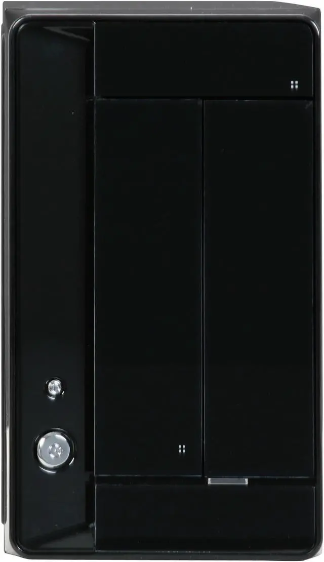 Alt view image 2 of 10 - APEX MI-100BK Black Steel Mini-ITX Tower Computer Case 250W Power Supply