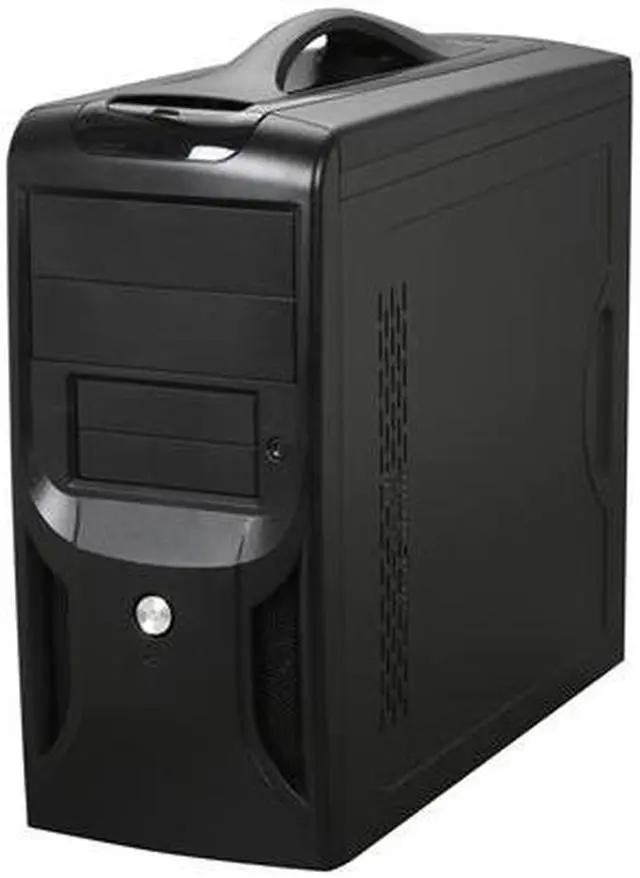 Alt view image 3 of 10 - APEX TX-381-C Black Steel Micro ATX Tower Computer Case