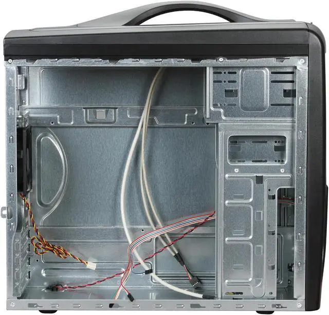 Alt view image 5 of 10 - APEX TX-381-C Black Steel Micro ATX Tower Computer Case