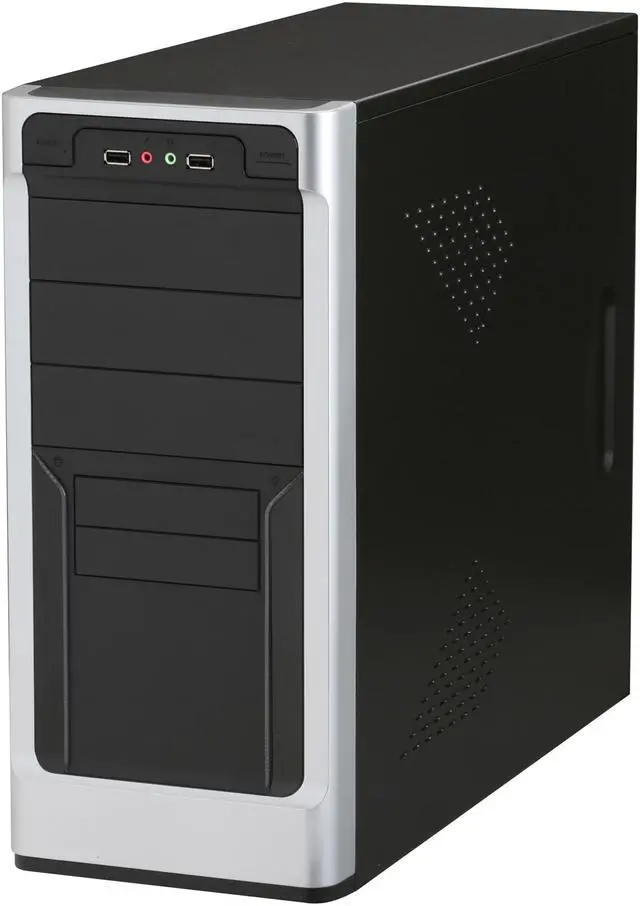 Alt view image 3 of 10 - APEX PC-389-C Black Steel ATX Mid Tower Computer Case