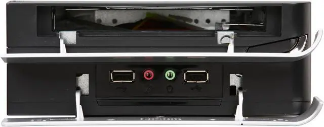 Alt view image 3 of 8 - APEX MW-107V Black Metal Mini-ITX Tower Computer Case 60W external Power Supply