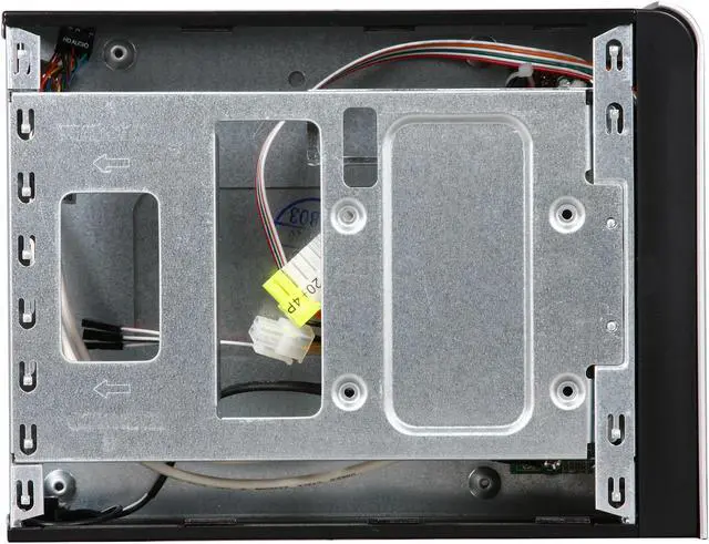 Alt view image 7 of 8 - APEX MW-107V Black Metal Mini-ITX Tower Computer Case 60W external Power Supply