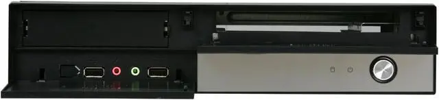Alt view image 2 of 7 - APEX MD-100-C Black Metal with piano finish Mini-ITX Tower Computer Case