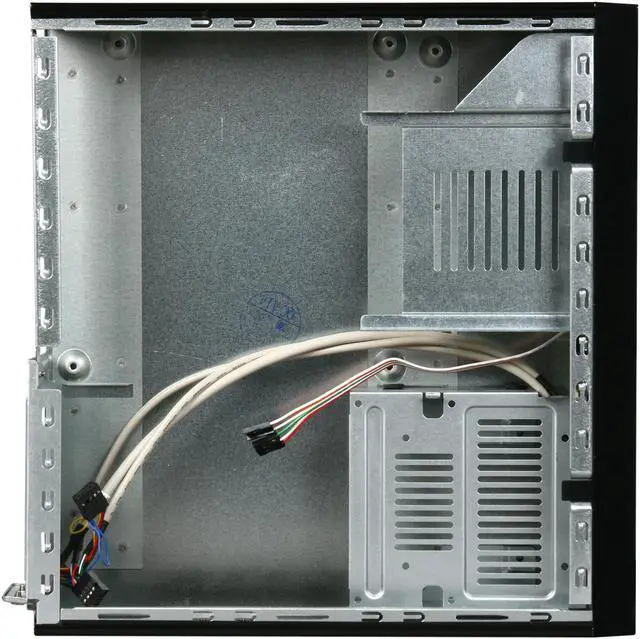 Alt view image 6 of 7 - APEX MD-100-C Black Metal with piano finish Mini-ITX Tower Computer Case