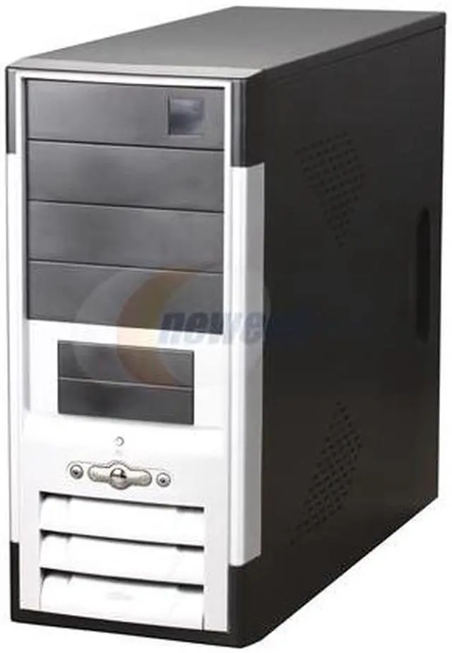 Alt view image 3 of 7 - APEX PC Series (ATX) PC-302-C Black & Silver Steel ATX Mid Tower Computer Case
