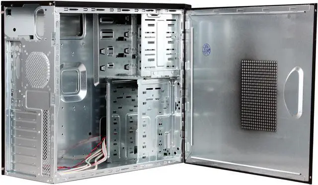 Alt view image 5 of 7 - APEX PC Series (ATX) PC-302-C Black & Silver Steel ATX Mid Tower Computer Case