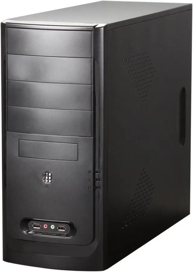 Alt view image 3 of 8 - APEX PC Series (ATX) PC-373-C Black Steel ATX Mid Tower Computer Case