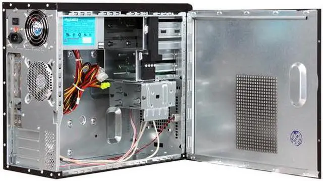 Alt view image 5 of 9 - APEX TM-524 Black Metal / ABS Micro ATX Tower Computer Case