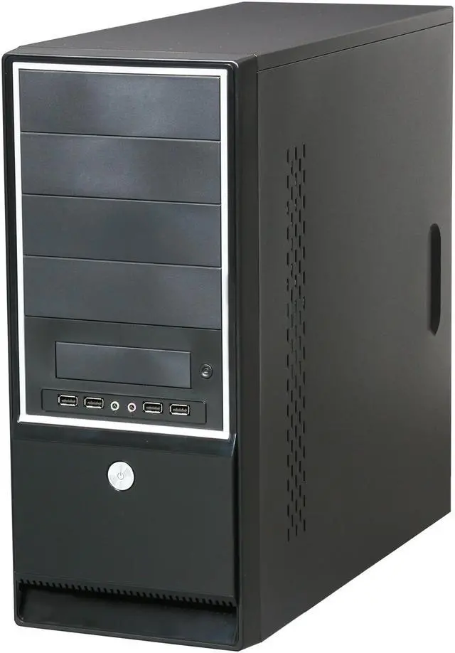Alt view image 3 of 9 - APEX SK-393-C Black Steel ATX Mid Tower Computer Case
