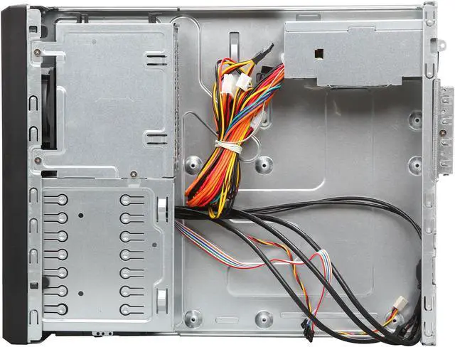 Alt view image 6 of 11 - APEX Black Steel DS-539 Micro ATX Media Center / HTPC Case