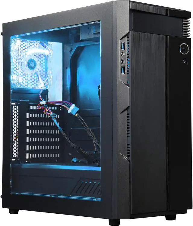 Main image of APEX 21N-01 Black Steel / Plastic ATX Mid Tower Computer Case