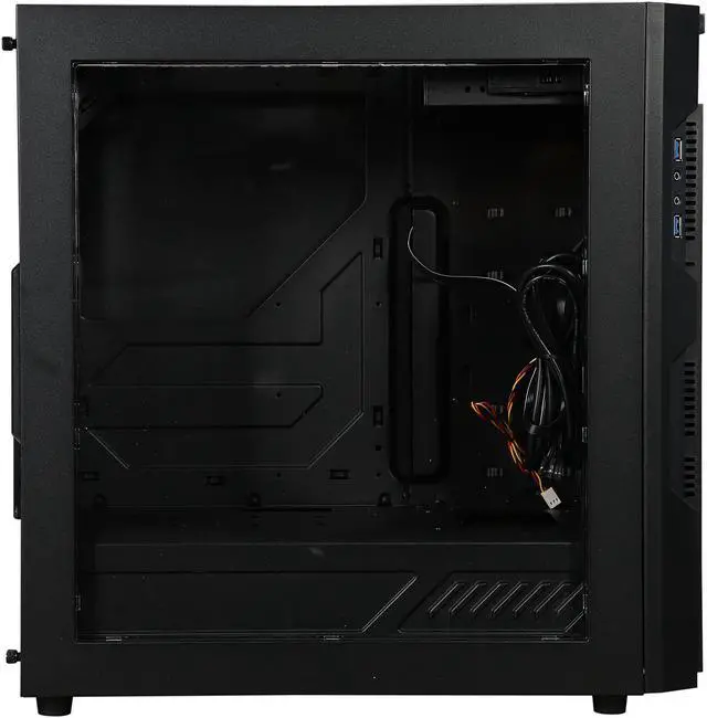 Alt view image 4 of 9 - APEX 21N-01 Black Steel / Plastic ATX Mid Tower Computer Case