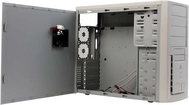 Alt view image 4 of 10 - RAIDMAX Elite ATX-208 Beige 0.7mm SECC Steel ATX Mid Tower Computer Case
