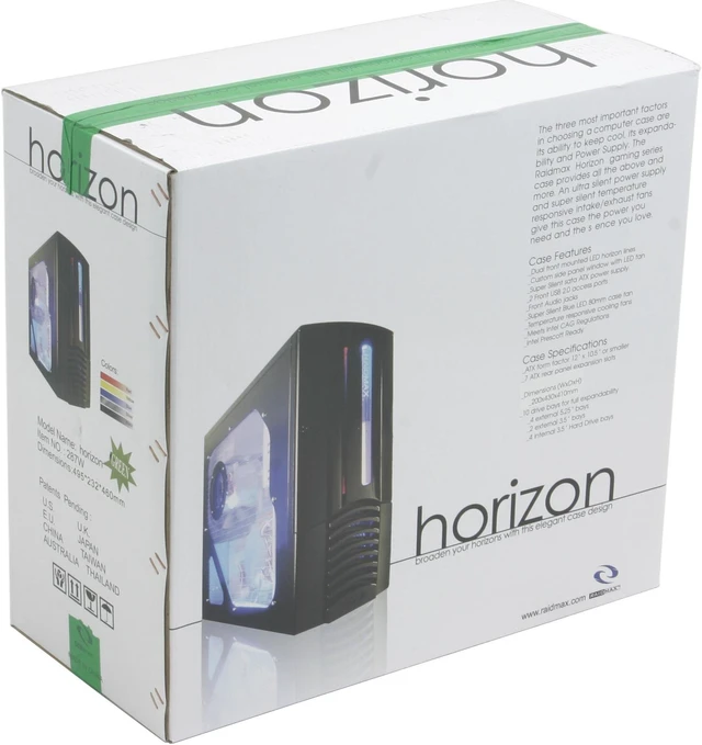 RAIDMAX Horizon 287WGP Green Computer Case - Newegg.com