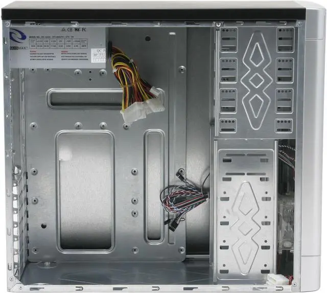 Alt view image 8 of 18 - RAIDMAX xA Combo Pack ATX-568WBP Black SECC Steel ATX Mid Tower Computer Case 380W Power Supply