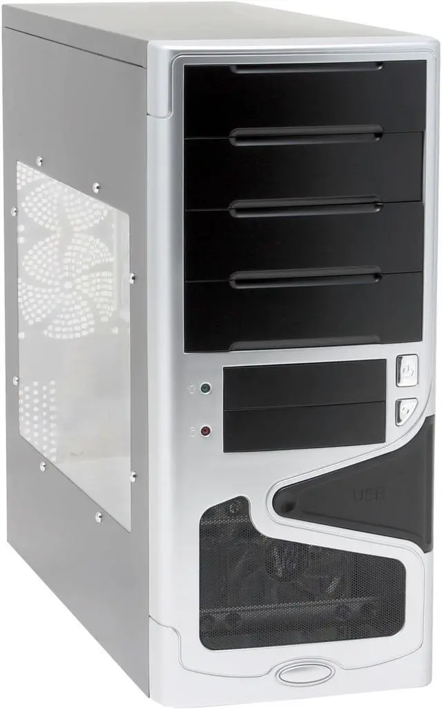 Alt view image 16 of 18 - RAIDMAX xA Combo Pack ATX-568WBP Black SECC Steel ATX Mid Tower Computer Case 380W Power Supply