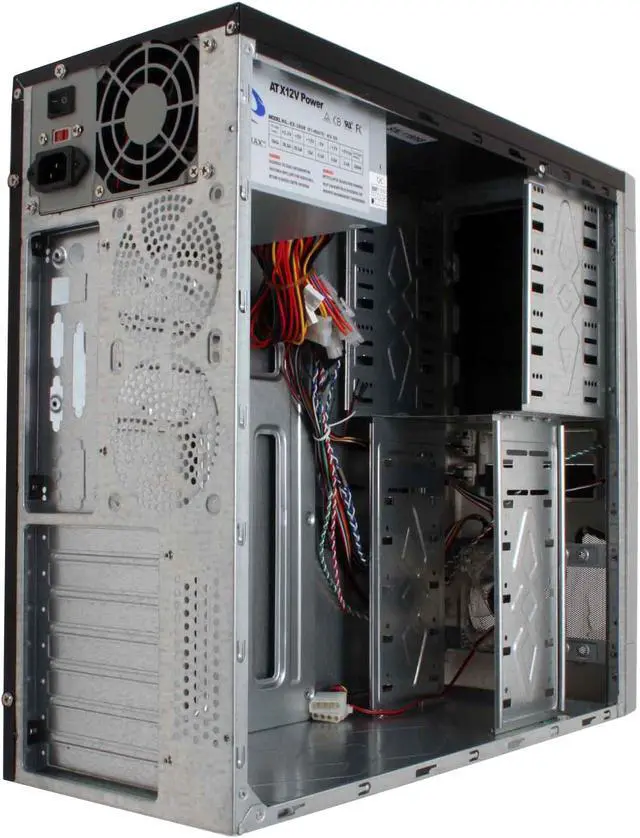 Alt view image 9 of 18 - RAIDMAX xA Combo Pack ATX-568WBP Black SECC Steel ATX Mid Tower Computer Case 380W Power Supply