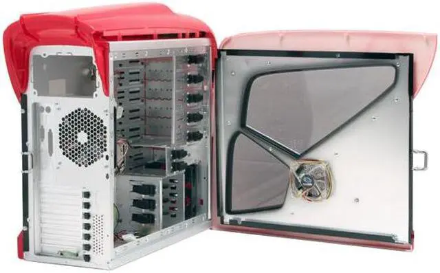 Alt view image 11 of 14 - RAIDMAX RX-9 GT ATX-911WR Red/Black Aluminum ATX Mid Tower Computer Case